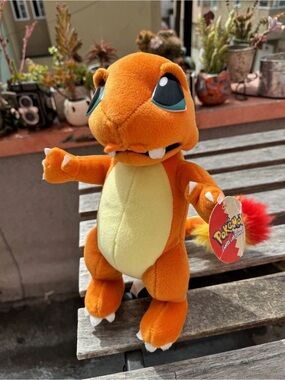Rare Pokémon Charmander Plush Toy - 1999